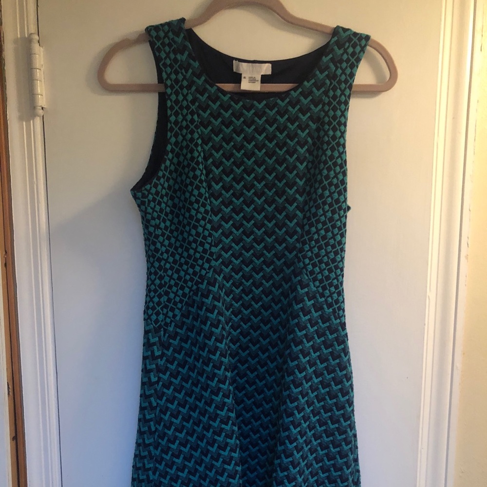 Cooperative: Navy & Teal Dress